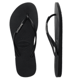 Slim Logo Metallic - Black / Silver