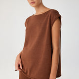 Poppy Tie Side Top - Clay