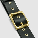 Everyday Buckle Belt - Black/Gold