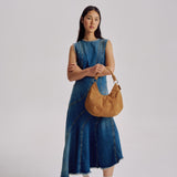 Mischa Shoulder Bag - Caramel Nubuck