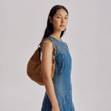 Mischa Shoulder Bag - Caramel Nubuck