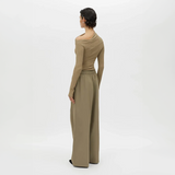 Zeno Monogram Elastic Pants