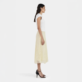 Emanuel Lace Skirt - Butter