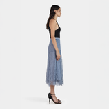 Emanuel Lace Skirt - Steel