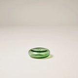Glass Incense Holder - Green