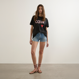 Heart Classic Tee - Black