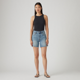 501 Original High Rise Mid Thigh Shorts - Ticked & Untied