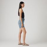 501 Original High Rise Mid Thigh Shorts - Ticked & Untied