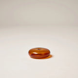 Glass Incense Holder - Amber