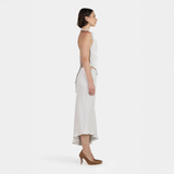 Lucie Asymmetric Skirt - Silver