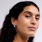 Everyday Domed Hoop - Silver