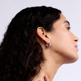 Everyday Domed Hoop - Silver