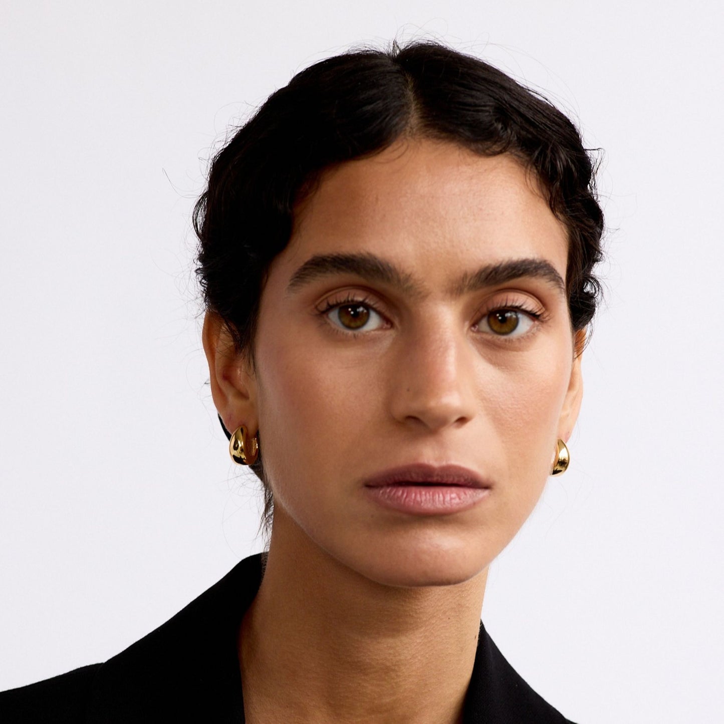 Everyday Domed Hoop - Gold