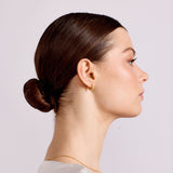 Gracie - Mini Pearl Hoops - Gold