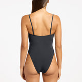 Minimal Tank One Piece - Charcoal