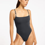 Minimal Tank One Piece - Charcoal
