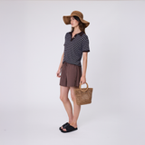 Mykonos Wide Brim Hat - Tea