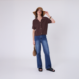 Mykonos Wide Brim Hat - Tea