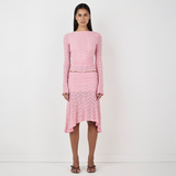 Olive Top - Peony Pink