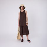Positano Bucket Hat - Natural / Sage