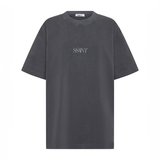 No Vacancy Acid Wash Tee - Charcoal