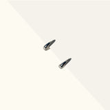 Everyday Teardrop Hoop - Silver