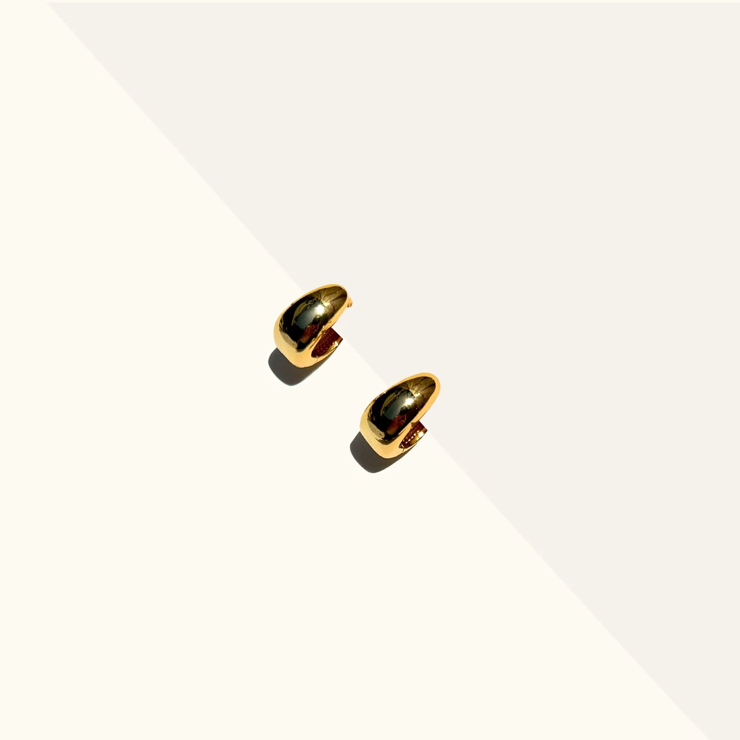 Everyday Domed Hoop - Gold