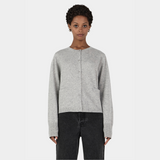 Dolly Cashmere Cardigan Grey Marle