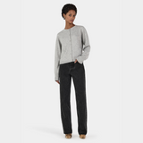 Dolly Cashmere Cardigan Grey Marle