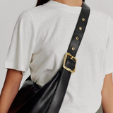 Large Everyday Croissant Bag - Black