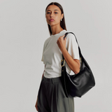 Large Everyday Croissant Bag - Black