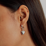 Pearl Locket Earrings