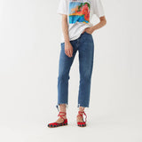 After Rain Tie Up Harmony Red Ballet Flat