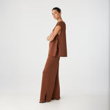 Poppy Tie Side Top - Clay