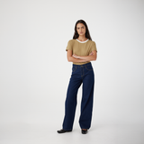 Avril Low Slouchy Wide Jean - Nightfall