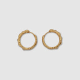 Asta Hoops - Gold / White