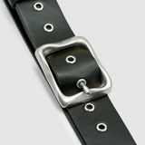 Everyday Buckle Belt - Black/Silver