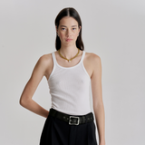 Everyday Buckle Belt - Black/Silver