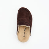 Burkley Slide - Chocolate Suede