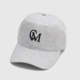 Isolde Embroidered Logo Cap - Grey Marle