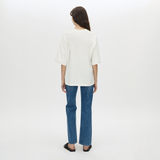 Larissa Logo Tee - White