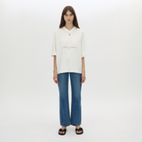 Larissa Logo Tee - White
