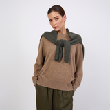 Luxe Cashmere Crew - Nutmeg