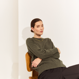 Luxe Cashmere Crew - Pine
