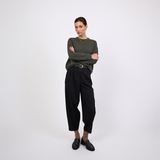 Luxe Cashmere Crew - Pine