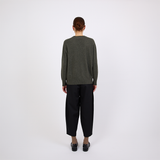 Luxe Cashmere Crew - Pine