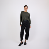 Luxe Cashmere Crew - Pine
