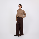 Cashmere Funnel Neck - Nutmeg