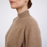 Cashmere Funnel Neck - Nutmeg
