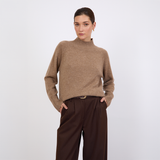 Cashmere Funnel Neck - Nutmeg